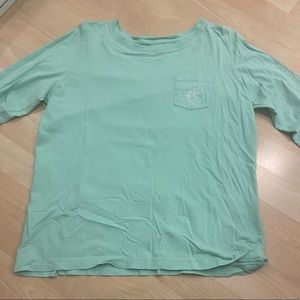 VINEYARD VINES LONG SLEEVE SIZE MEDIUM MINT GREEN